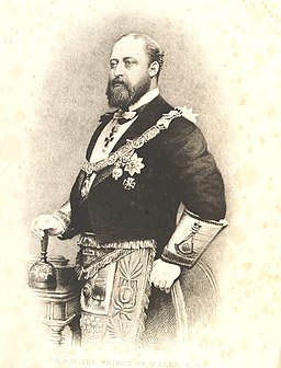 Albert Edward, Prince of Wales, as a Free Mason